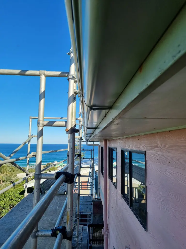 80 year old house with new gutters